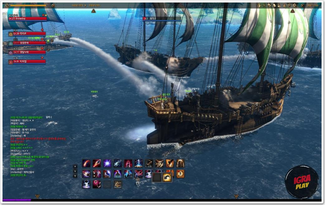 Скриншот игры прямо из морского боя на кораблях