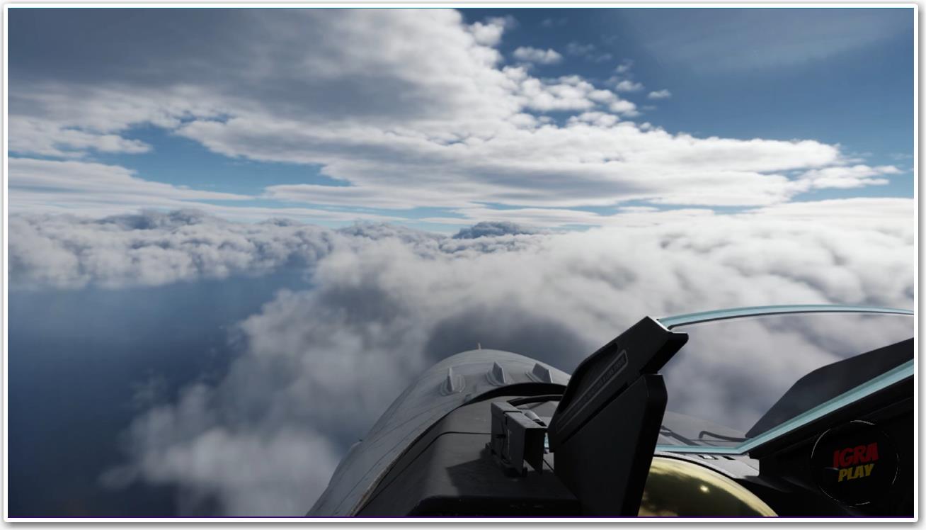 Взлетел выше облаков в авиасимуляторе